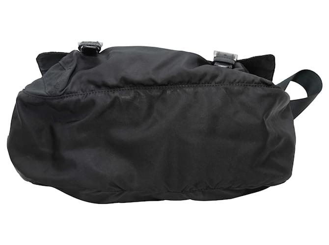 Borsa a tracolla in nylon nero Prada - vista 5