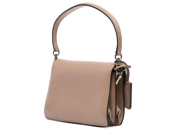 Borsa Prada Mini Saffiano Lux Sound Lock beige - vista 2