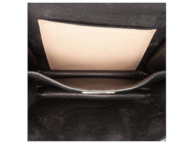 Borsa Prada Mini Saffiano Lux Sound Lock beige - vista 4
