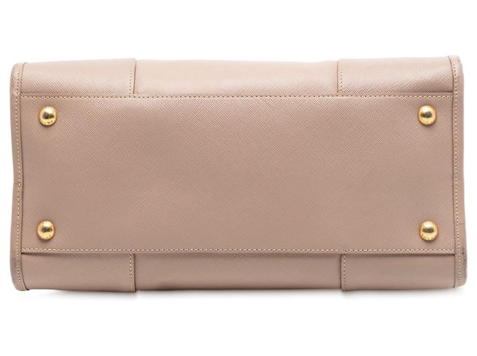 Borsa Shopping Prada Saffiano Lux rosa - vista 3