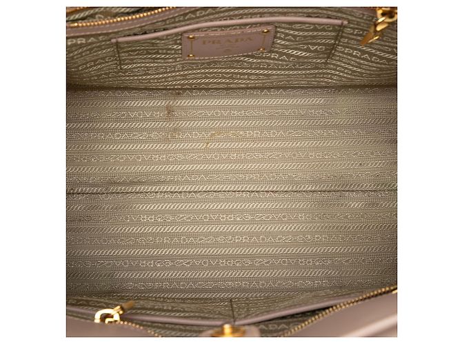 Borsa Shopping Prada Saffiano Lux rosa - vista 4
