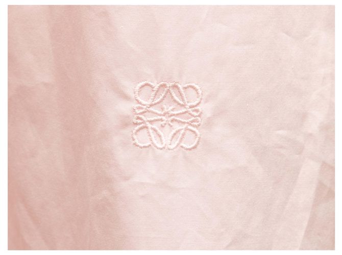 Top de algodón con botones rosa y blanco Loewe Talla IT 36 - vista 8