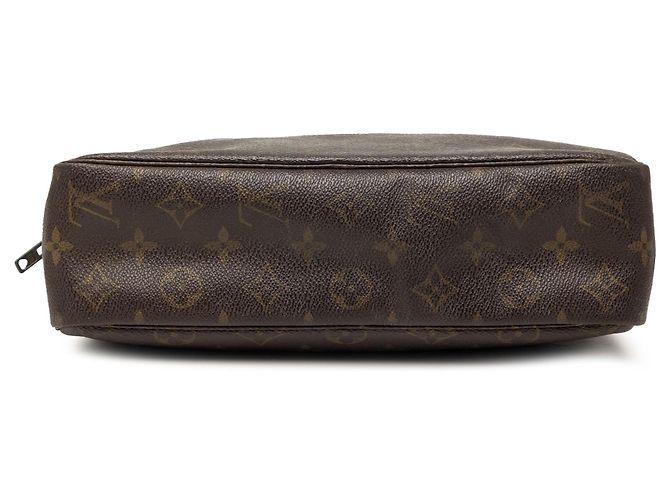 Pochette de toilette Louis Vuitton Monogram marron 28 Clutch Bag - vue 3