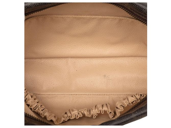 Pochette de toilette Louis Vuitton Monogram marron 28 Clutch Bag - vue 4