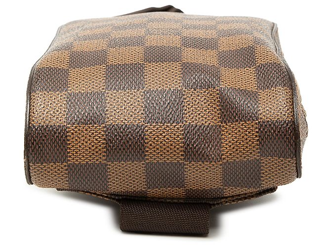 Borsa a tracolla Louis Vuitton Damier Ebene Geronimos marrone - vista 3