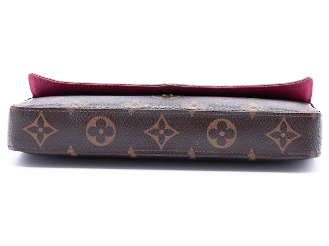 Borsa a tracolla Louis Vuitton Monogram Pochette Felicie marrone - vista 3