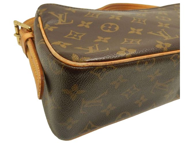 Borsa a tracolla Louis Vuitton Monogram Viva Cite MM marrone - vista 13