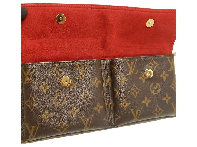Borsa a tracolla Louis Vuitton Monogram Viva Cite MM marrone - vista 9