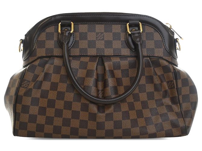 Borsa Louis Vuitton Damier Ebene Trevi PM marrone - vista 2