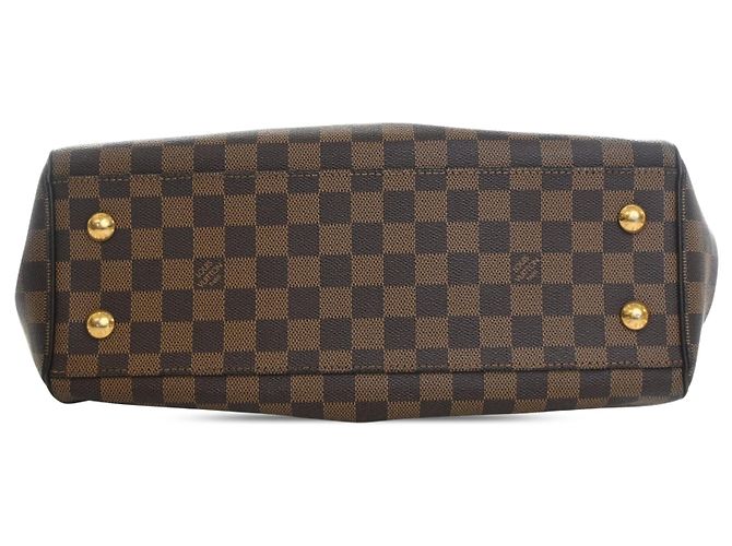 Borsa Louis Vuitton Damier Ebene Trevi PM marrone - vista 3