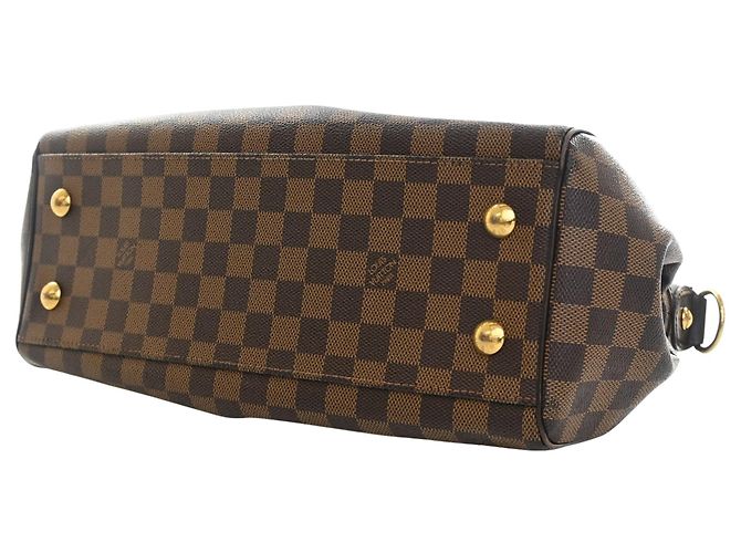 Borsa Louis Vuitton Damier Ebene Trevi PM marrone - vista 6