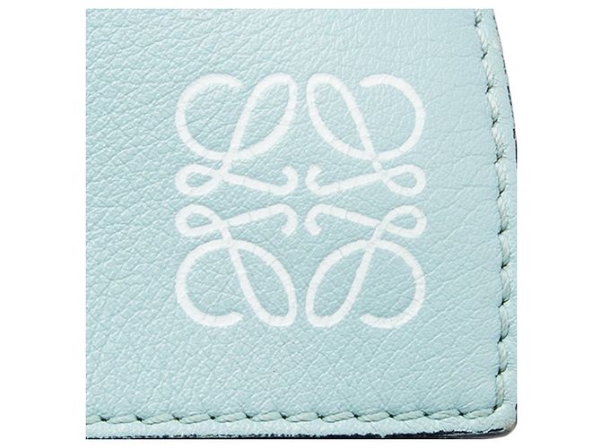 Borsa Satchel Puzzle in pelle di vitello blu LOEWE Medium - vista 4
