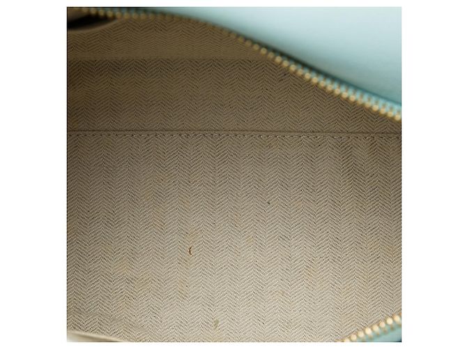 Borsa Satchel Puzzle in pelle di vitello blu LOEWE Medium - vista 5