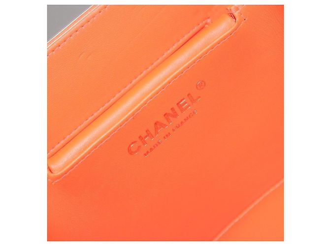 Chanel Make-up-Etui Minaudière gestepptes Lack Mini Rot - Ansicht 6