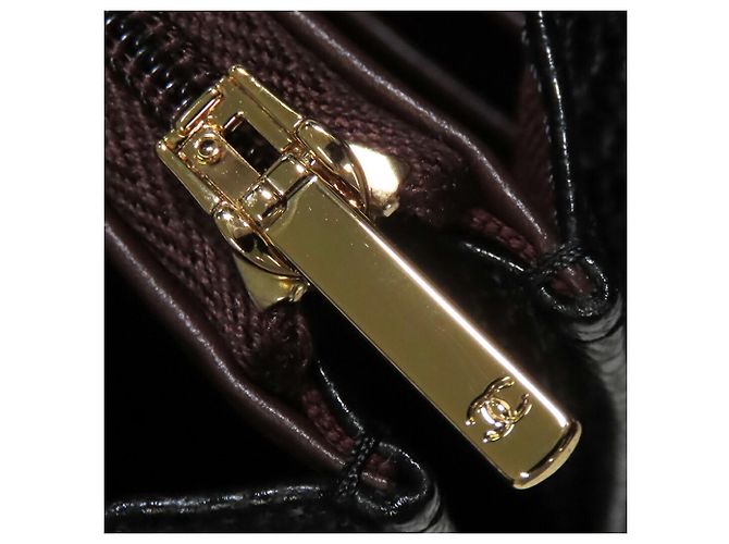 Cartera larga Chanel Classic Caviar Flap Negra Negro - vista 7