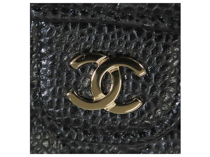 Cartera larga Chanel Classic Caviar Flap Negra Negro - vista 8