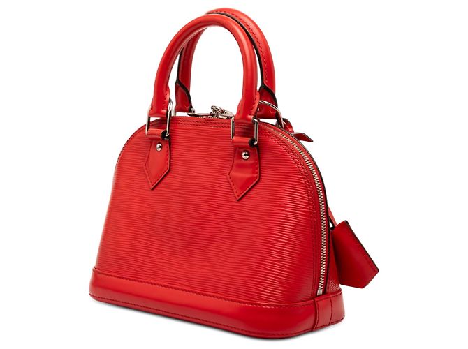 Borsa Louis Vuitton Epi Alma BB rossa Rosso - vista 2