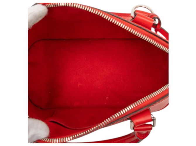 Borsa Louis Vuitton Epi Alma BB rossa Rosso - vista 4