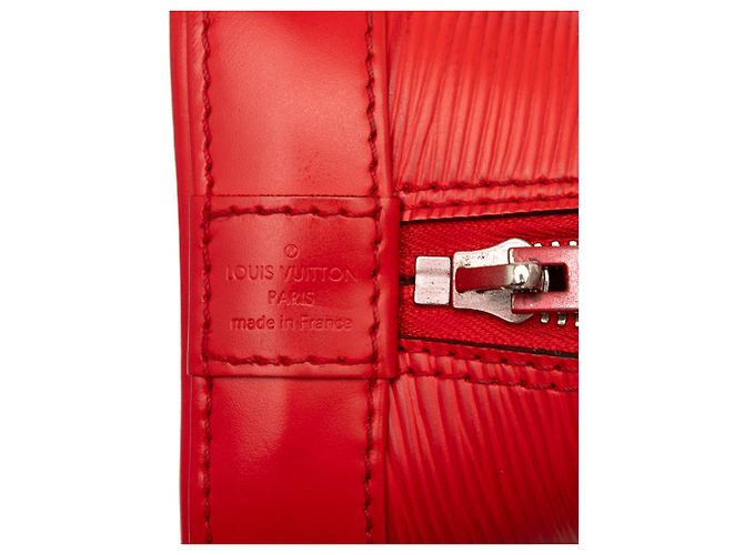 Borsa Louis Vuitton Epi Alma BB rossa Rosso - vista 5