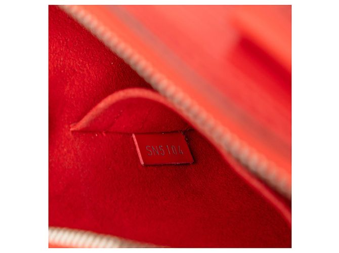 Borsa Louis Vuitton Epi Alma BB rossa Rosso - vista 6