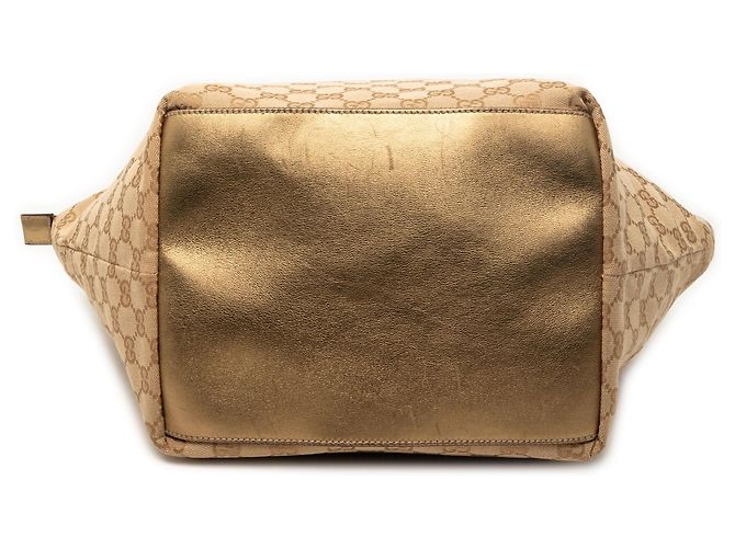 Tote Gucci GG Canvas Web beige - vista 3