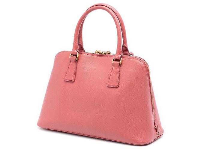 Borsa Prada Medium Saffiano Lux Promenade rosa - vista 2