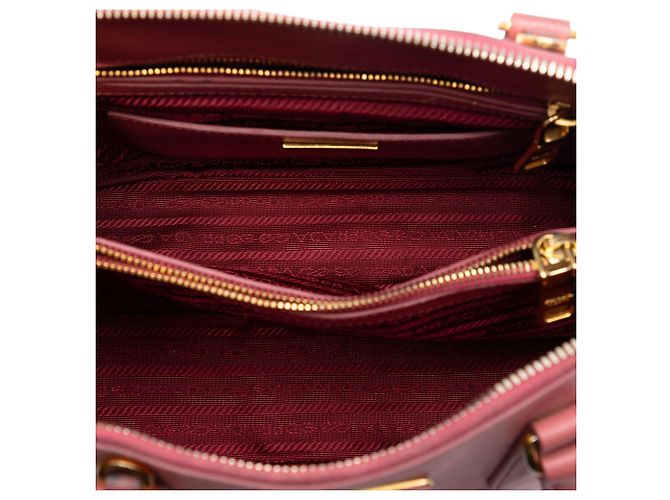 Borsa Prada Medium Saffiano Lux Promenade rosa - vista 4