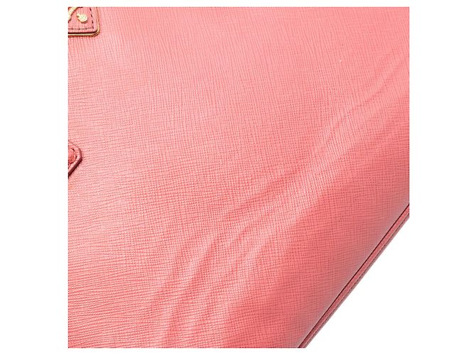 Borsa Prada Medium Saffiano Lux Promenade rosa - vista 6