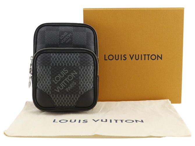 Schultertasche 3D Amazone aus Damier Graphite Schwarz Louis Vuitton - Ansicht 18