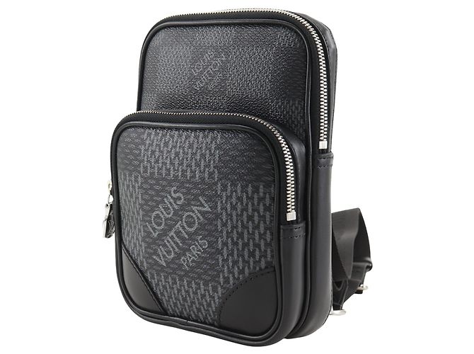 Schultertasche 3D Amazone aus Damier Graphite Schwarz Louis Vuitton - Ansicht 2