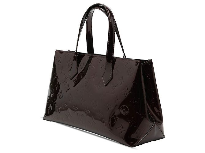 Borsa Louis Vuitton Monogram Vernis Wilshire PM viola Porpora - vista 2