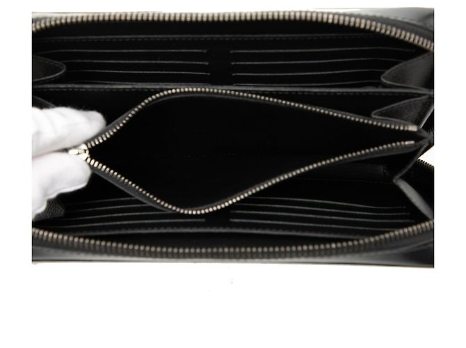 Louis Vuitton Monogram Eclipse Zippy XL Wallet Schwarz - Ansicht 4