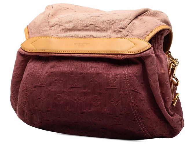 Borsa a tracolla Louis Vuitton Monogram Denim Sunshine rosa - vista 2