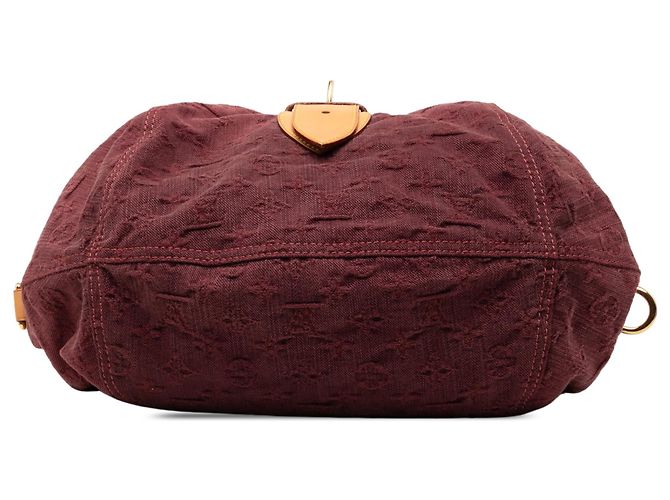 Borsa a tracolla Louis Vuitton Monogram Denim Sunshine rosa - vista 3