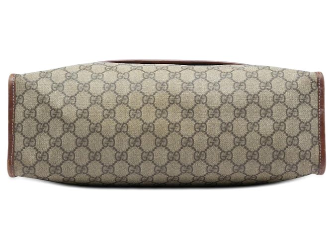 Borsa a tracolla Gucci GG Supreme Web beige - vista 3