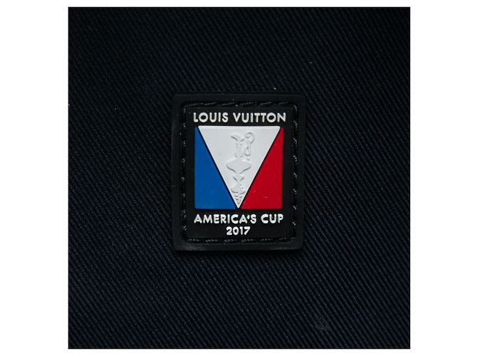 Zaino blu Louis Vuitton Damier Infini Josh - vista 5