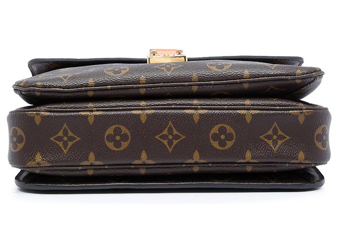 Borsa Louis Vuitton Monogram Pochette Metis marrone - vista 3