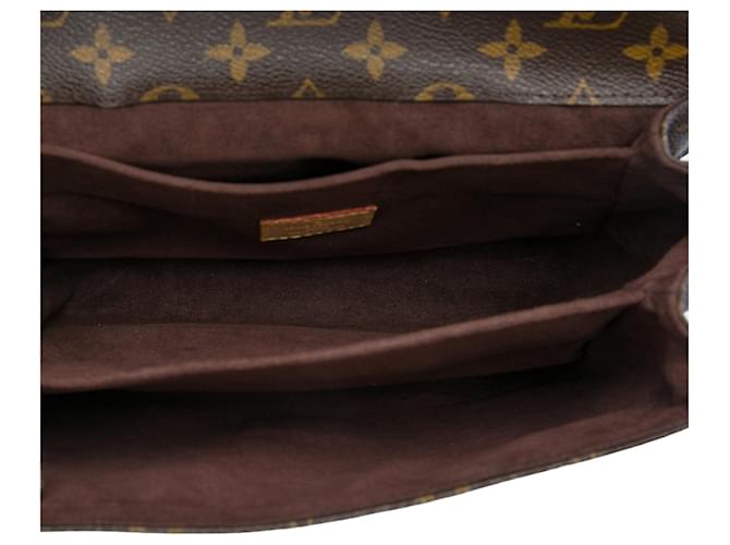 Borsa Louis Vuitton Monogram Pochette Metis marrone - vista 4