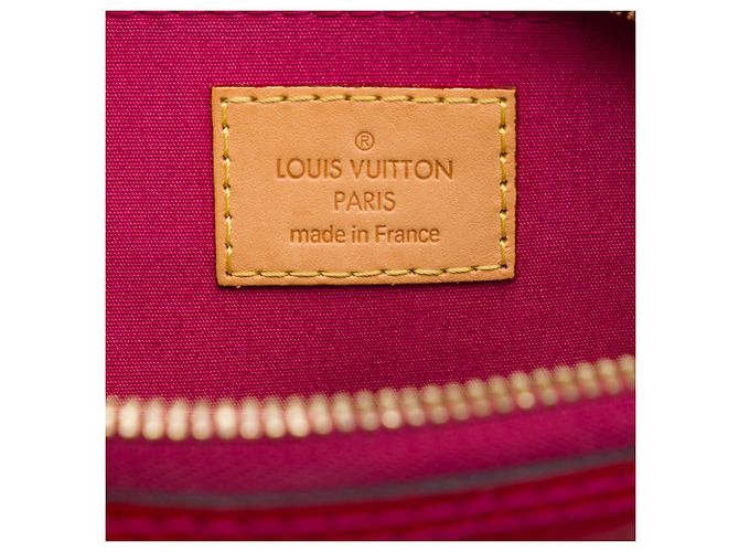 Borsa Louis Vuitton Monogram Vernis Alma BB rossa Rosso - vista 5
