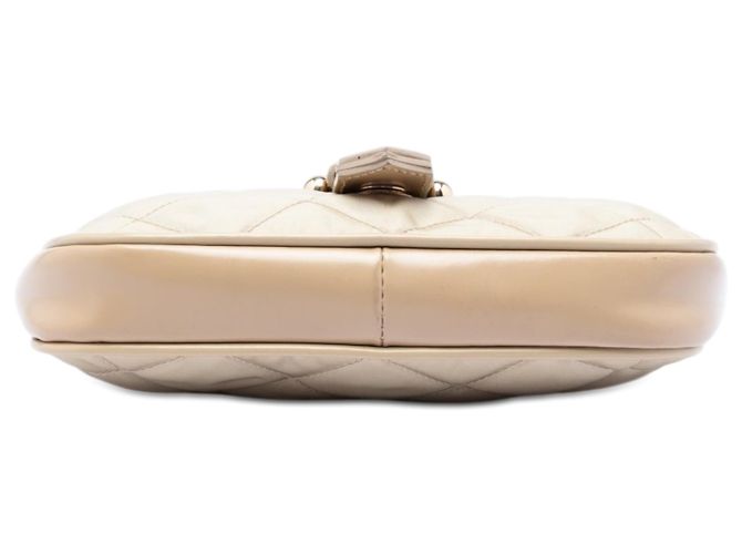 Bolsa de ombro Sophie em nylon acolchoado e couro marrom Burberry - vista 3