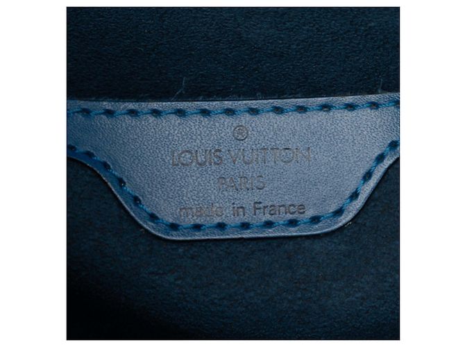 Borsa Louis Vuitton Epi Saint Jacques PM Short Strap blu - vista 5