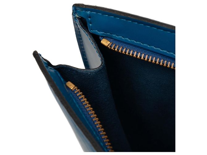 Borsa Louis Vuitton Epi Saint Jacques PM Short Strap blu - vista 9