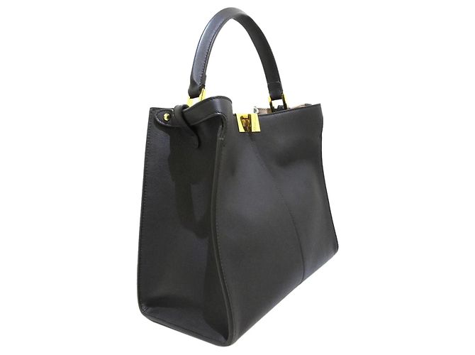 Borsa Fendi Peekaboo X Lite Medium nera Nero - vista 2