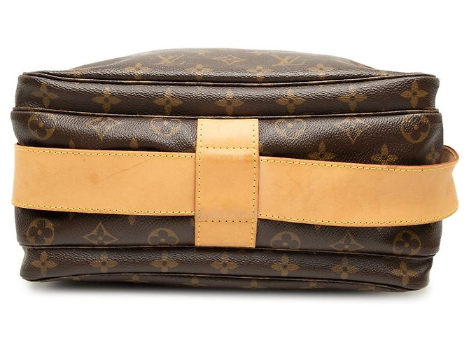 Borsa a tracolla Louis Vuitton Monogram Naviglio marrone - vista 3