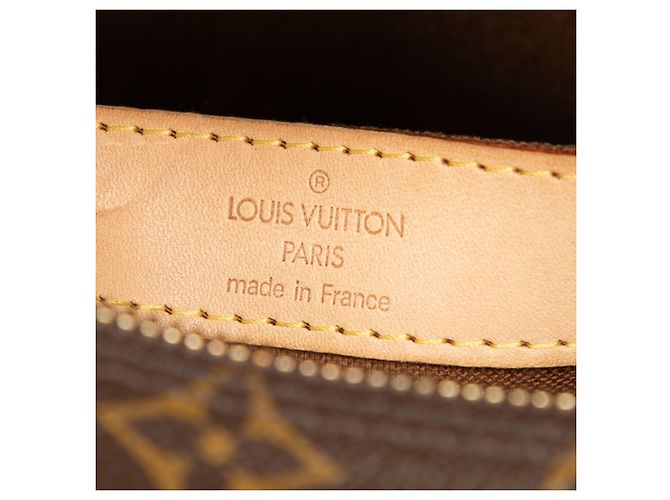 Borsa a tracolla Louis Vuitton Monogram Naviglio marrone - vista 5