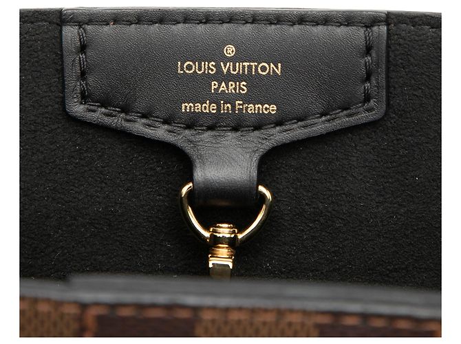 Brauner Louis Vuitton Damier Ebene Belmont PM Satchel - Ansicht 5