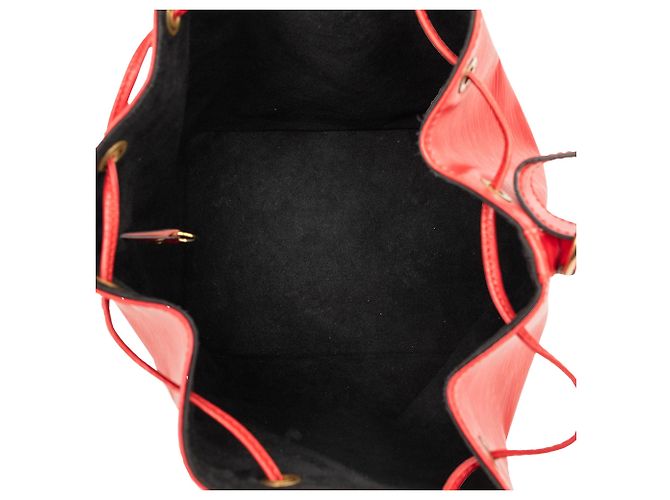 Borsa a secchiello Petit Noe in Epi rosso Louis Vuitton - vista 4