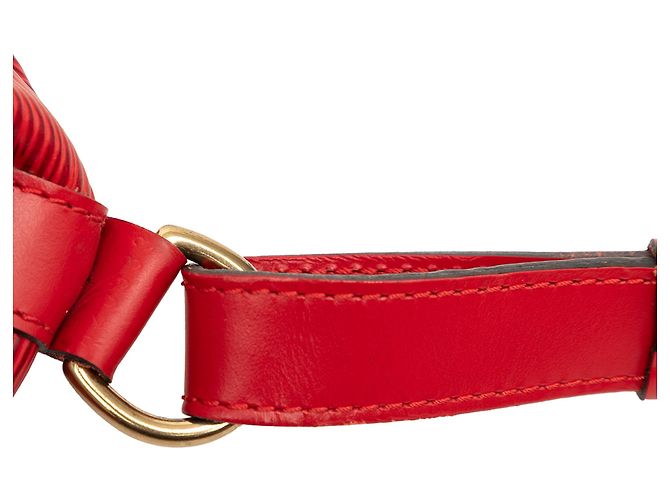 Borsa a secchiello Petit Noe in Epi rosso Louis Vuitton - vista 6