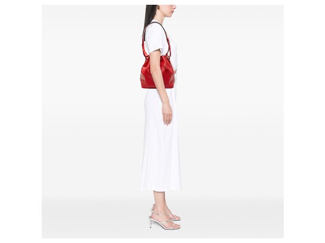 Borsa a secchiello Petit Noe in Epi rosso Louis Vuitton - vista 7