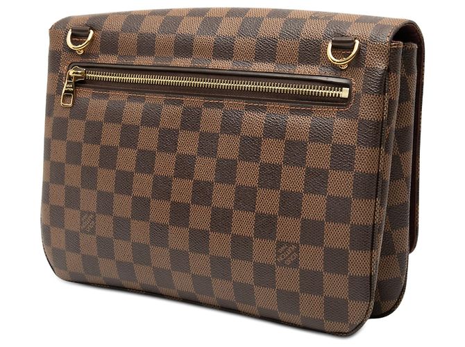 Borsa a tracolla Louis Vuitton Damier Ebene Hoxton GM marrone - vista 2